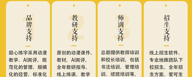 励心练字